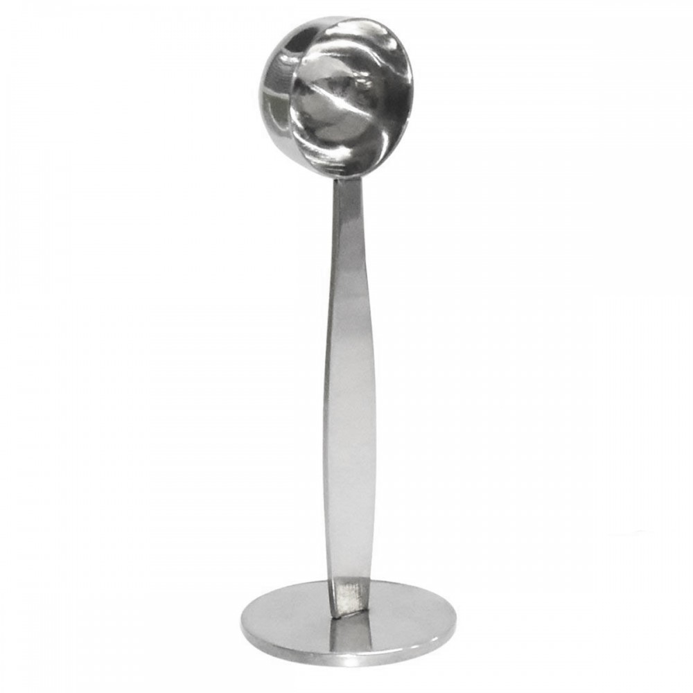 Espresso Stand Coffee Measure Tamper Spoon Stainless Steel Coffee amp; Tea Tools Measuring Tamping Scoop 1 Pieces Silver