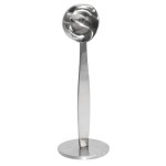 Espresso Stand Coffee Measure Tamper Spoon Stainless Steel Coffee amp; Tea Tools Measuring Tamping Scoop 1 Pieces Silver