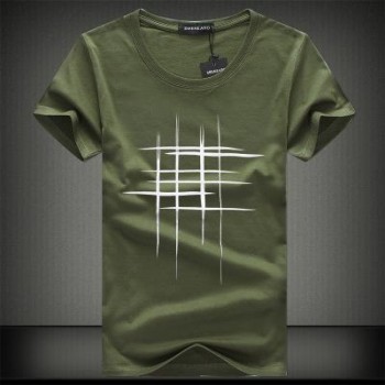 SWENEARO 2018 Simple creative design line cross Print cotton T Shirts Mens New Arrival Summer Style Short Sleeve Men t-shirt