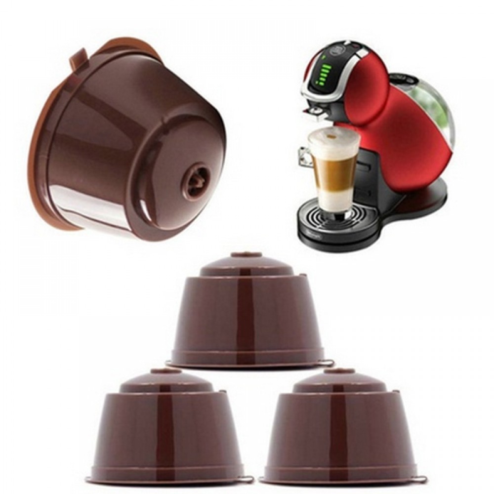 5PCS/set Reusable Refillable Capsules Pods for Nescafe Dolce Gusto Machines Maker Coffee Capsule Pod Cup Cafeteira Accerssories