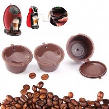 5PCS/set Reusable Refillable Capsules Pods for Nescafe Dolce Gusto Machines Maker Coffee Capsule Pod Cup Cafeteira Accerssories