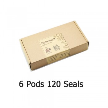 6 Pod 1 Tamper Stainless Steel Refillable Nespresso Coffee Capsule Reusable Nespresso Machine Espresso Coffee Maker Cup Filter