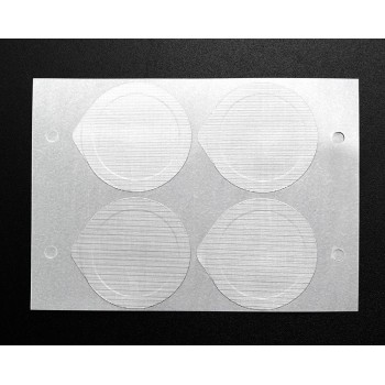 240PC Refillable Nespresso Coffee Capsule Flim Sticker Refilling Stainless Steel Capsule Self Adhesive Aluminum Foil Brewer Lid