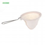 Reusable Coffee Filter Bag with Stainless Steel Handle Flannel Cloth Coffee and Tea Tools