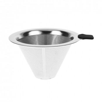 400ml Pour Over Coffee Dripper Manual Coffee Maker Paperless Stainless Steel Filter Glass Carafe Pot Percolators