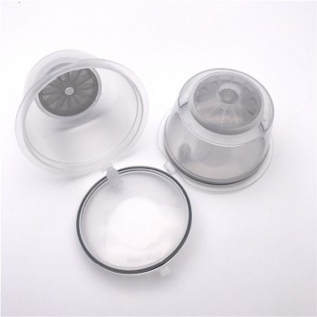 Arshen 4 Pcs/Set Crystal Dolce Gusto Coffee Capsule Plsatic Refillable Capsule Reusable 200 Times Compatible with Nescafe Dolce