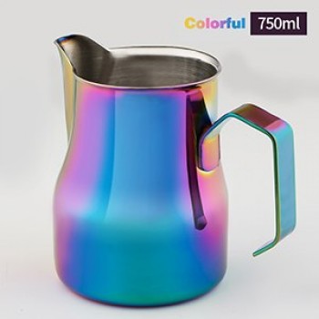 New Style Multicolor Milk frothing jug Espresso Coffee Pitcher Barista Craft Coffee Latte Stainless Steel Espresso Milk Jug