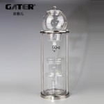 GATER 600ml 1000ml Water Drip Coffee Maker Reusable Glass Filter Tools Espresso Coffee Dripper Pot Ice Cold Brew Coffee Machine