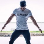 2018 Brand men T-Shirt Fitness Slim fit Shirts Crossfit Short sleeve Cotton clothes Fashion Leisure O-Neck ALPHALETE printed Tee