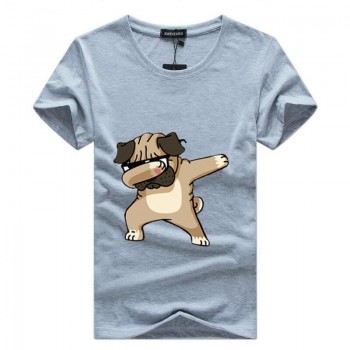 SWENEARO Mens T-shirts Fashion Animal Dog Print Hipster Funny t shirt Men Summer Casual street Hip-hop Tee shirt Male Tops 5XL