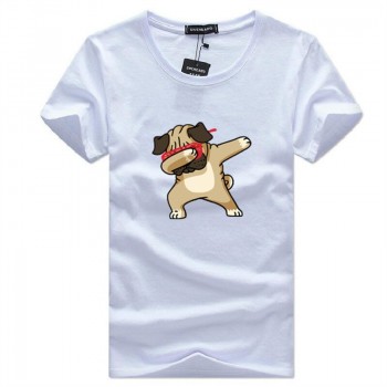 SWENEARO Mens T-shirts Fashion Animal Dog Print Hipster Funny t shirt Men Summer Casual street Hip-hop Tee shirt Male Tops 5XL