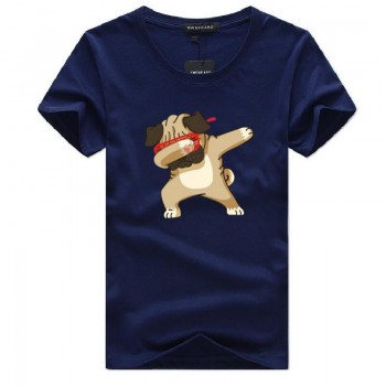 SWENEARO Mens T-shirts Fashion Animal Dog Print Hipster Funny t shirt Men Summer Casual street Hip-hop Tee shirt Male Tops 5XL