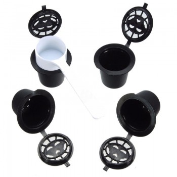4x refillable reusable capsules pods for coffee machines 3 Colors