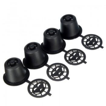 4x refillable reusable capsules pods for coffee machines 3 Colors