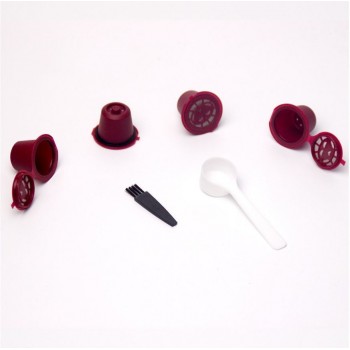 4x refillable reusable capsules pods for coffee machines 3 Colors