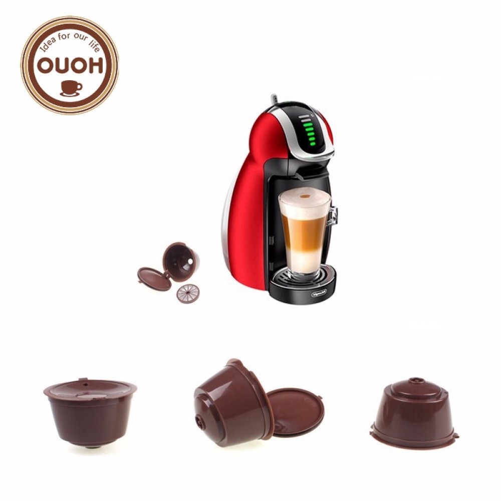 3pcs/4pcs pack use 150/200times Refillable Dolce Gusto coffee Capsule nescafe dolce gusto reusable capsule dolce gusto capsules