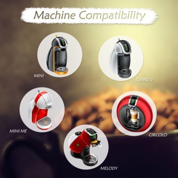 3pcs/4pcs pack use 150/200times Refillable Dolce Gusto coffee Capsule nescafe dolce gusto reusable capsule dolce gusto capsules