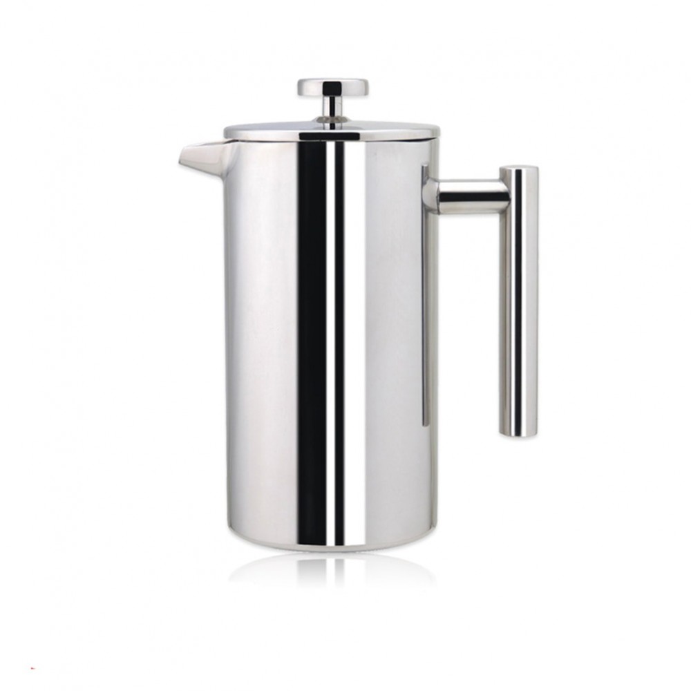 350ml Double Layer Stainless Steel Coffee and Tea Maker French Press Heat Preservation Mug