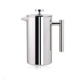 350ml Double Layer Stainless Steel Coffee and Tea Maker French Press Heat Preservation Mug