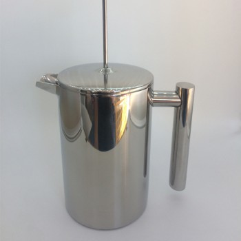 350ml Double Layer Stainless Steel Coffee and Tea Maker French Press Heat Preservation Mug