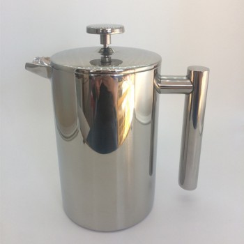 350ml Double Layer Stainless Steel Coffee and Tea Maker French Press Heat Preservation Mug