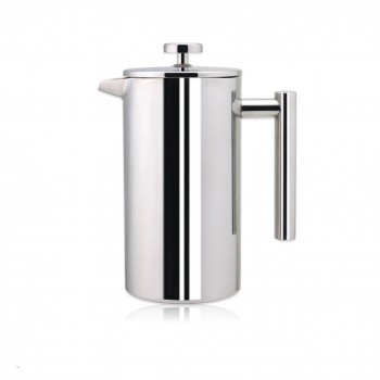350ml Double Layer Stainless Steel Coffee and Tea Maker French Press Heat Preservation Mug