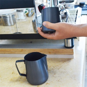 ROKENE Non-Stick Stainless Steel Pitcher Milk frothing jug Espresso Coffee Pitcher Barista Craft Coffee Latte Milk Jug Pitcher
