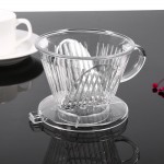 1 Pc Portable Resin Coffee Filter Cup Drip Coffee Filter bowls manually Follicular Filters Coffee Tea Tools