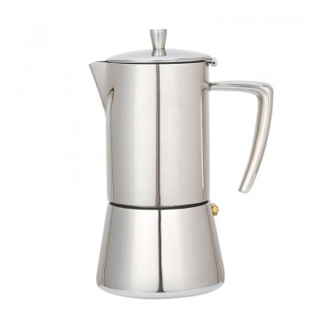 Stainless Steel Coffee Pot Moka Coffee Maker Teapot Mocha Stovetop Tool Filter Percolator Cafetiere Percolator Kitchen Tools