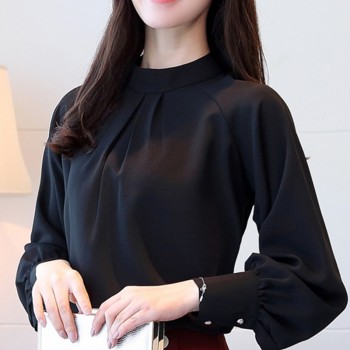 New Autumn 2018 Womens Tops and Blouses Long Sleeve Chiffon Blouse Mujer Fashion Women Shirts Ladies Tops Shirt Camisa Feminina