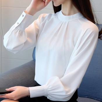 New Autumn 2018 Womens Tops and Blouses Long Sleeve Chiffon Blouse Mujer Fashion Women Shirts Ladies Tops Shirt Camisa Feminina