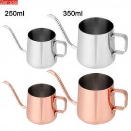 Newest 250ml/350ml Stainless Steel Teapot Drip Coffee Pot Long Spout Kettle Cup Fashion Home Kitchen Tea Tool