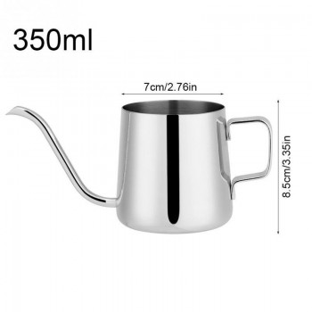 Newest 250ml/350ml Stainless Steel Teapot Drip Coffee Pot Long Spout Kettle Cup Fashion Home Kitchen Tea Tool