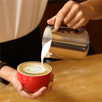 Rokene Stainless Steel Pitcher Milk frothing jug Espresso Coffee Pitcher Barista Craft Coffee Latte Milk Frothing Jug Pitcher
