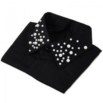 Detachable Collars Crystal New shirt sweet cotton nail drill fake false collar Ladies shirt lapel pearl Spangled Pearl Starry