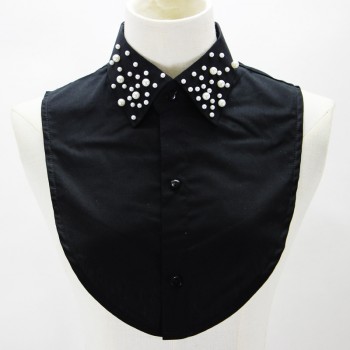 Detachable Collars Crystal New shirt sweet cotton nail drill fake false collar Ladies shirt lapel pearl Spangled Pearl Starry