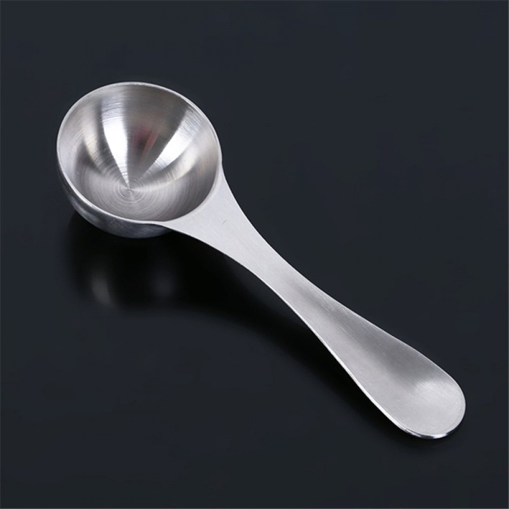 Hot New Stainless Steel Coffee Spoon Coffee Bean Container Scoops Dessert Ice Cream Tea Measuring Spoon Kitchen Accessories