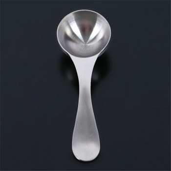 Hot New Stainless Steel Coffee Spoon Coffee Bean Container Scoops Dessert Ice Cream Tea Measuring Spoon Kitchen Accessories