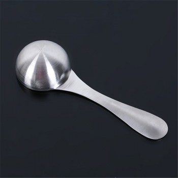 Hot New Stainless Steel Coffee Spoon Coffee Bean Container Scoops Dessert Ice Cream Tea Measuring Spoon Kitchen Accessories