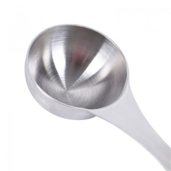 Hot New Stainless Steel Coffee Spoon Coffee Bean Container Scoops Dessert Ice Cream Tea Measuring Spoon Kitchen Accessories