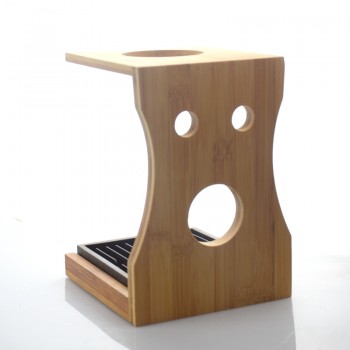 Bamboo V60 Brewing Stand Barista Coffee Dripper Stand Holder Rack