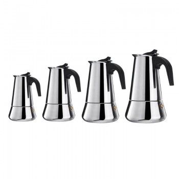 100/200/300/450ml Big Belly Stove Top Mocha Coffee Pot Moka Stainless Steel Espresso Coffee Maker Percolator Tool Coffee Pots