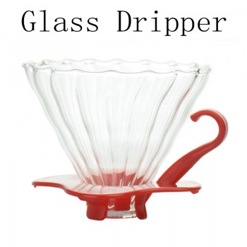 Ecocoffee V60 Coffee Dripper 580ML Heat-resistant Server Paper Filters 40Pcs Value Bundle DIY Barista Accessories in Stocked New
