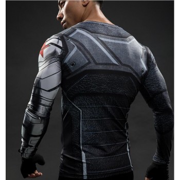 Black Panther T Shirt Captain America 3 Superhero Winter Soldier 3D Printed T-shirts Fitness Men Crossfit Compression Shirt Tops