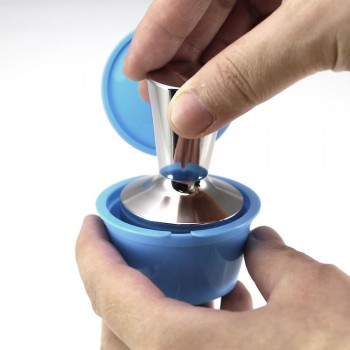 5PCS Refillable Dolce Gusto Coffee Capsule Stainless Steel Cafe Tamper Nescafe Dolce Gusto Reusable Capsule Dolce Gusto Capsula