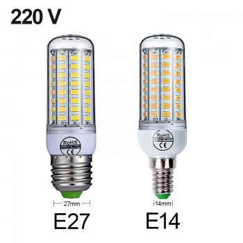 Goodland E27 LED Lamp 220V SMD 5730 E14 LED Light 24 36 48 56 69 72 LEDs Corn Bulb Chandelier For Home Lighting LED Bulb