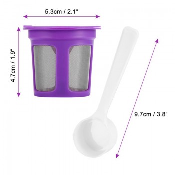 Coffee Capsules Cup for K Cup Refillable Coffee Filters Stainless Steel Mesh for Keurig 2.0 Coffee Machine Accessories