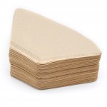 100Pcs/Bag Wooden Original Coffee Paper Filter for Coffee Hand-poured Coffee Espresso Filter Packs Bag Strainer Tea Infuser
