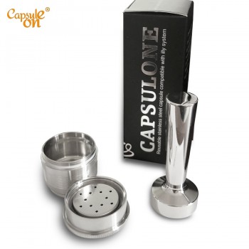 Capsulone/Compatible with illy coffee Machine maker/STAINLESS STEEL Metal Refillable Reusable capsule2 fit for illy cafe capsule