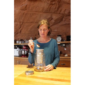 Realand Premium Stainless Steel Mason Jar Cold Brew Coffee Maker and Iced Tea Infuser Loose Leaf Tea Mesh Filter Strainer